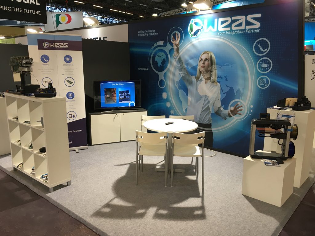 WEAS stand at Midest 2018.